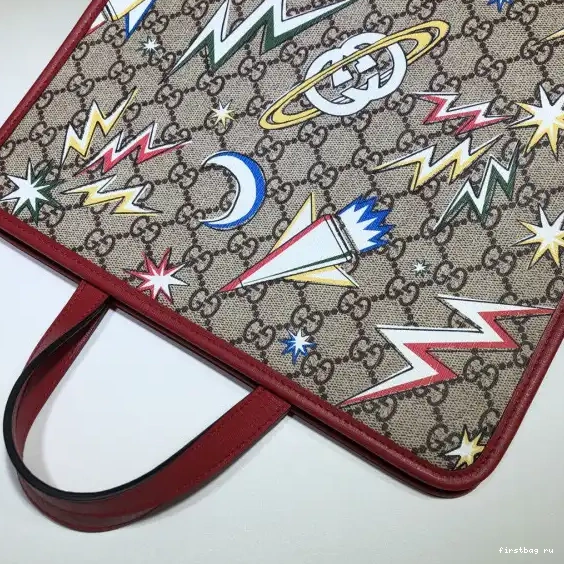 First bag ru bag GG GUCCI tote Children's hearts 0707